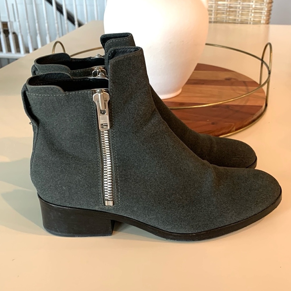 3.1 Phillip Lim Alexa gray booties-US 8 - Picture 3 of 17